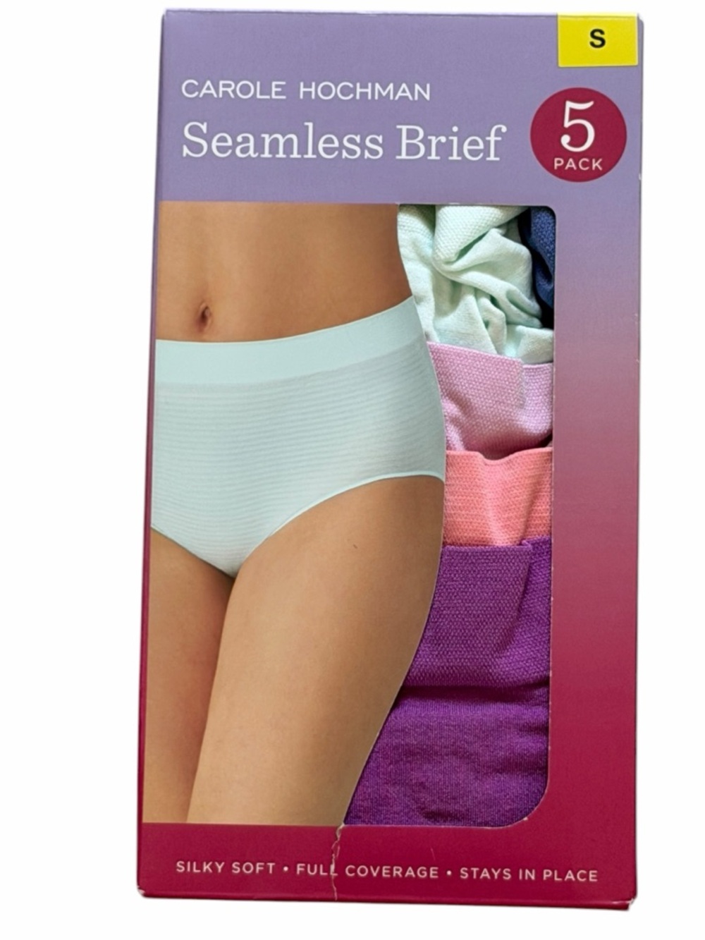 CAROLE HOCHMAN Seamless Brief Underwear Panties 10 Pairs Size Small - Picture 3 of 5